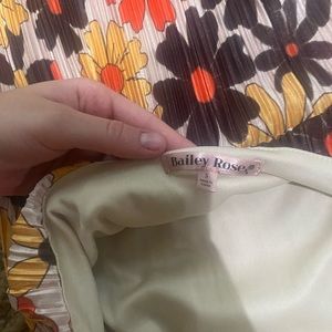 NWOT bailey rose floral mini dress